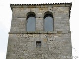 Torre de la antigua iglesia de Ibio