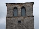 Torre de la antigua iglesia de Ibio