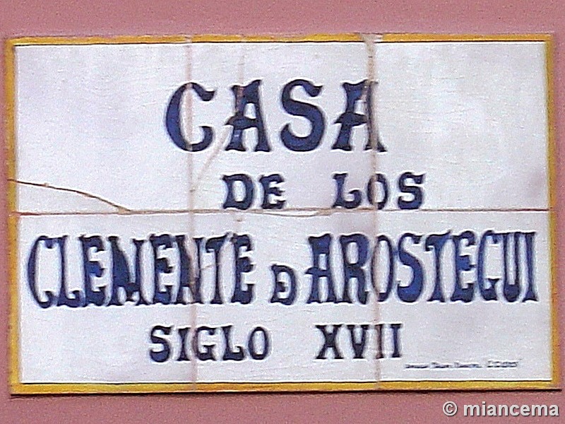 Casa de los Clemente de Aróstegui