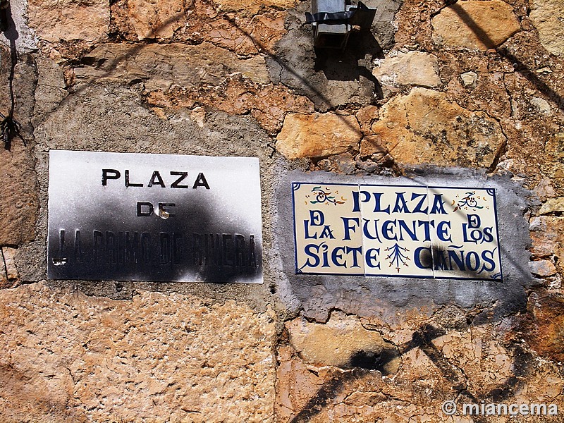 Fuente de la plaza de Jose Antonio Primo de Rivera